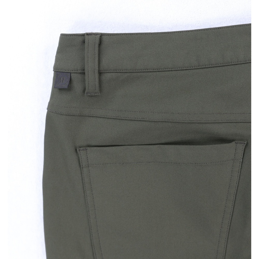 Lululemon ABC Pant Slim *Warpstreme Men's 32x30 Green Comfort Stretch M5704S - Picture 5 of 11